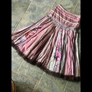 Colorful, feminine maxi skirt